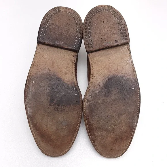 Florsheim Imperial OXFORD Mens Shoes Size 10.5 C WINGTIP Gunboat Kenmoor   Brown - Picture 12 of 12